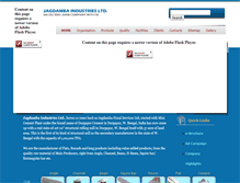 Tablet Screenshot of jagdambaind.com